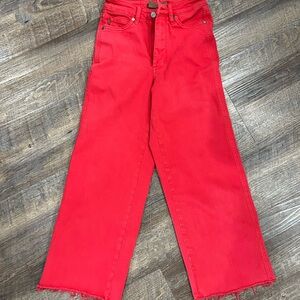 Judy Blue Red Flare Women's Jeans Size 1/25